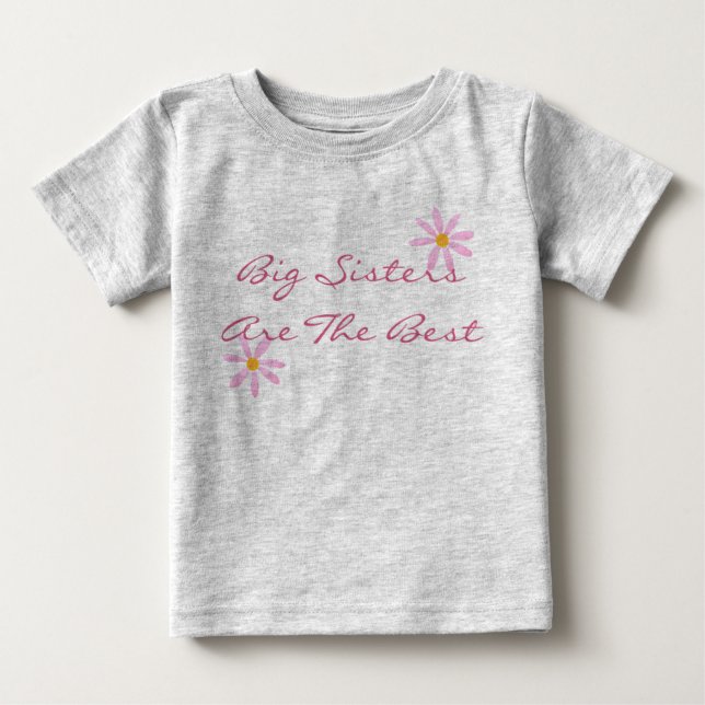 Camiseta Para Bebê irmãs grandes (Frente)