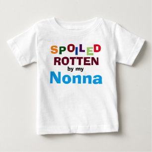 Camiseta Para Bebê Irritado Por Minha Camiseta Não-Nona Bebê