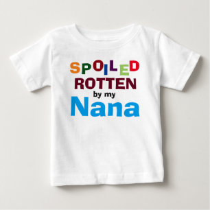 Camiseta Para Bebê Irritado Por Minha Nana Bebê Brincadeira.