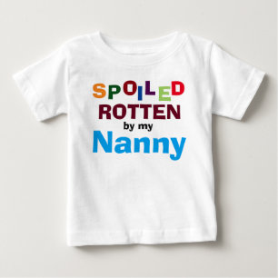 Camiseta Para Bebê Irritado Por Minha Nanny Bebê T-Shirt