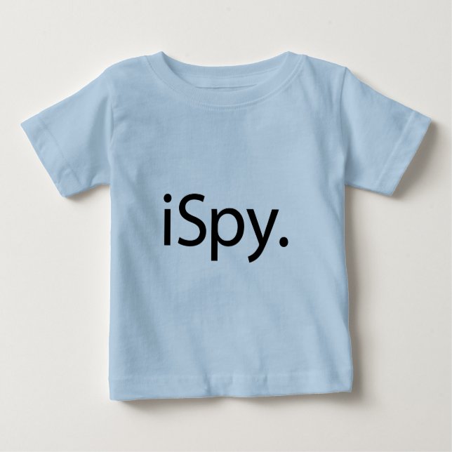 Camiseta Para Bebê iSpy (Frente)