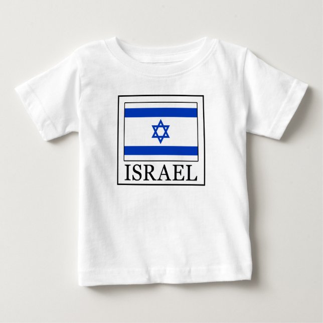 Camiseta Para Bebê Israel (Frente)