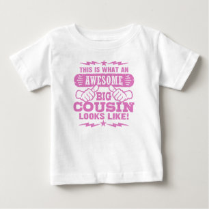 Camiseta Para Bebê Isto é que primo grande impressionante olha como