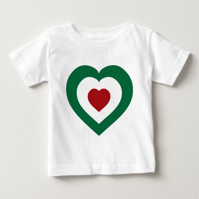 Camiseta Para Bebê Itália / Itália (Frente)
