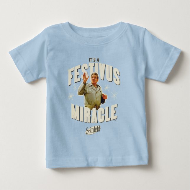 Camiseta Para Bebê It's a Festivus Miracle (Frente)