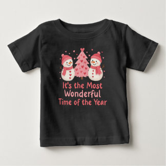 Camiseta Para Bebê It's the Most Wonderful Time of the Year