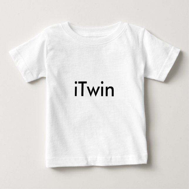 Camiseta Para Bebê iTwin (Frente)