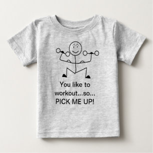 Camiseta Para Bebê iWorkout
