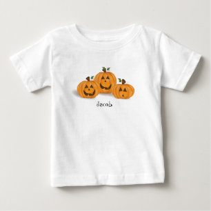 Camiseta Para Bebê Jack O Lantern Toddler T