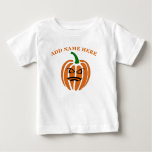 Camiseta Para Bebê Jack O'Lanterna, Camiseta de Bebê