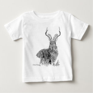 Camiseta Para Bebê Jackalope