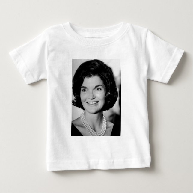 Camiseta Para Bebê Jackie Kennedy (Frente)
