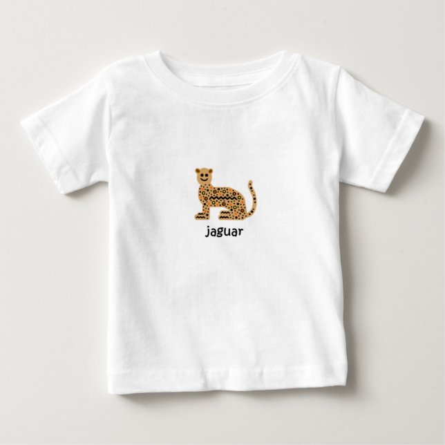 Camiseta Para Bebê Jaguar (Frente)