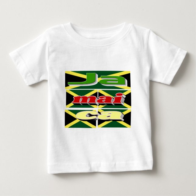 Camiseta Para Bebê Jamaica (Frente)
