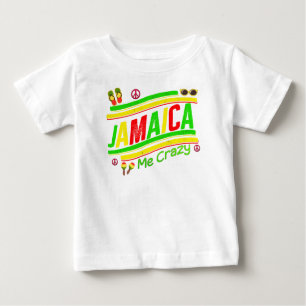 Camiseta Para Bebê Jamaica Me Crazy Cruise Vacing Group Combinação
