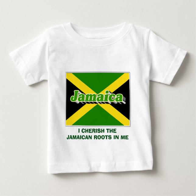 CAMISETA PARA BEBÊ JAMAICAN ROOTS (Frente)