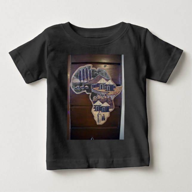 Camiseta Para Bebê Jambo Africa Hakuna Matata. (Frente)
