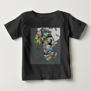 Camiseta Para Bebê Jambo Habari África! Eu amo a África
