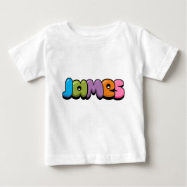 Camiseta Para Bebê James