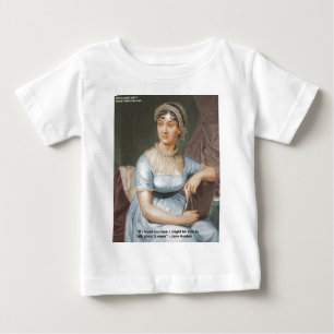 Camiseta Para Bebê Jane Austen Adorava Menos Citação Em Presentes E C
