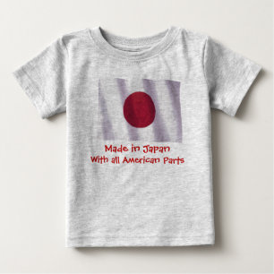 Camiseta Para Bebê Japão