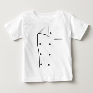 Camiseta Para Bebê Jaqueta do cozinheiro chefe