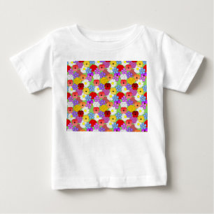 Camiseta Para Bebê Jardim Flor