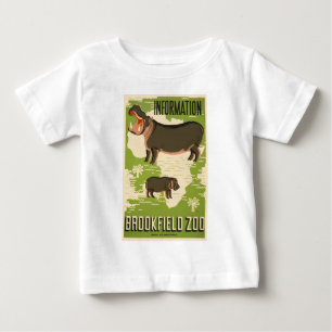 Camiseta Para Bebê Jardim zoológico de Brookfield