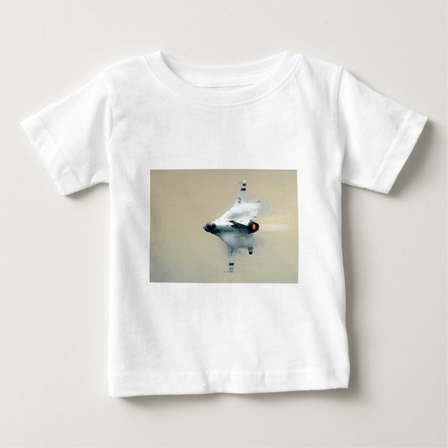 Camiseta Para Bebê Jato em Rotação (Frente)
