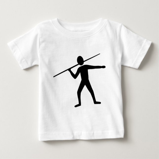 Camiseta Para Bebê Javelin Trower - Preto (Frente)