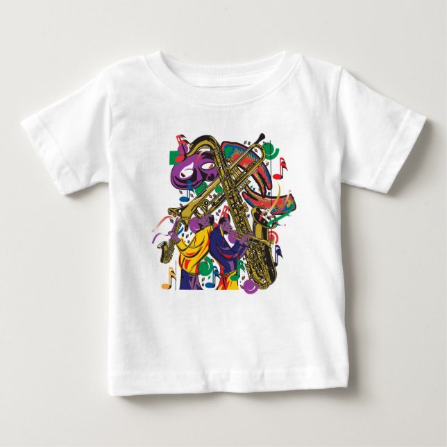 Camiseta Para Bebê JAZZy (Frente)