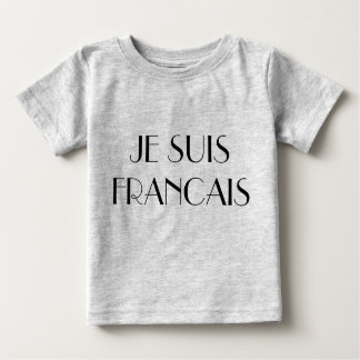 CAMISETA PARA BEBÊ JE SUIS FRANCAIS