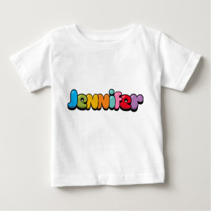 Camiseta Para Bebê Jennifer
