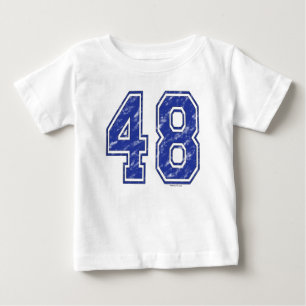 Camiseta Para Bebê Jérsei de 48 costumes