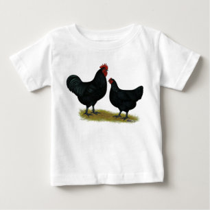 Camiseta Para Bebê Jersey Giant Chickens