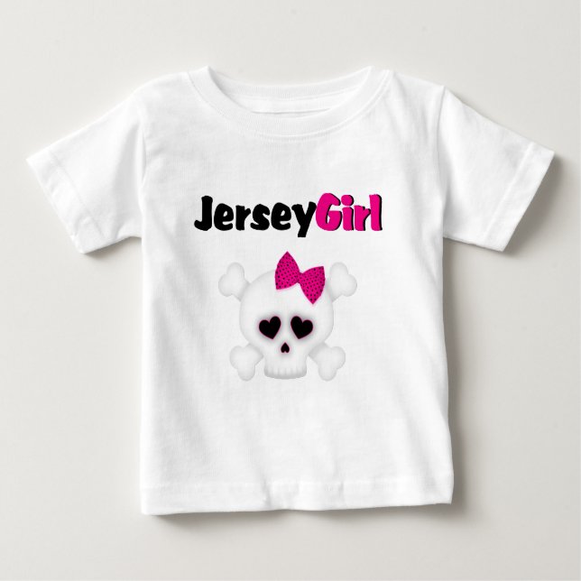 Camiseta Para Bebê Jersey Girl (Frente)