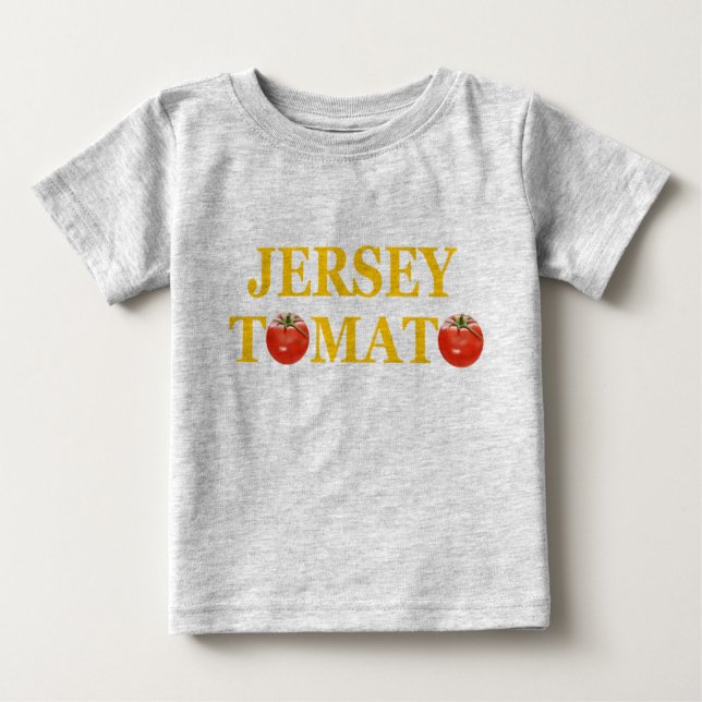 Camiseta Para Bebê Jersey Tomato Baby Creeper (Frente)
