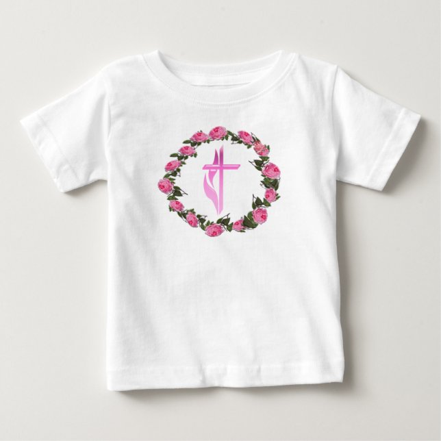 Camiseta Para Bebê Jesus (Frente)