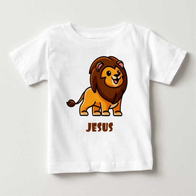 CAMISETA PARA BEBÊ JESUS (Frente)