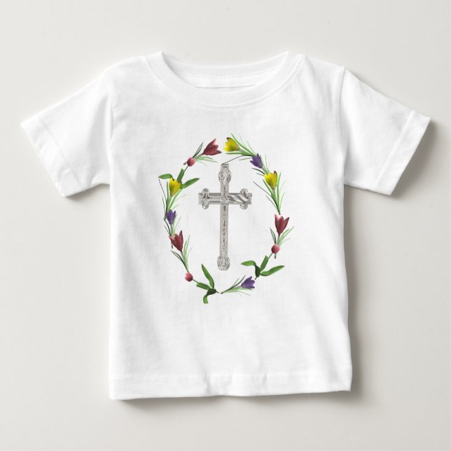 Camiseta Para Bebê Jesus (Frente)