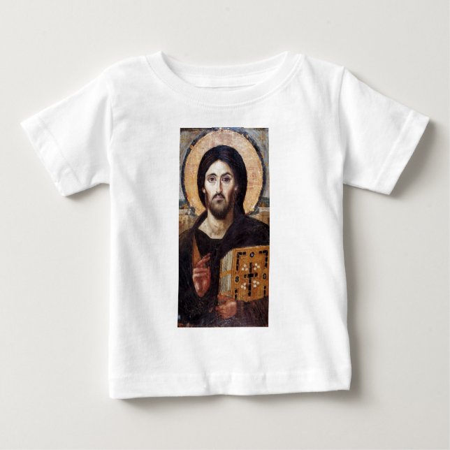Camiseta Para Bebê Jesus Cristo (Frente)