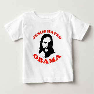 CAMISETA PARA BEBÊ JESUS DEIA OBAMA