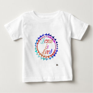 Camiseta Para Bebê Jesus é senhor