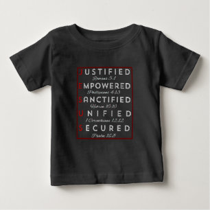 Camiseta Para Bebê JESUS - Espírito Santo Espiritual Ore Por