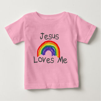 Camiseta Para Bebê Jesus me ama