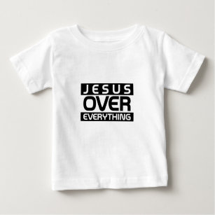 Camiseta Para Bebê Jesus Por Tudo.
