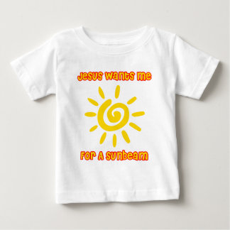 Camiseta Para Bebê Jesus quer-me para um raio de sol