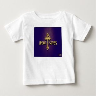 Camiseta Para Bebê Jesus salvar 4