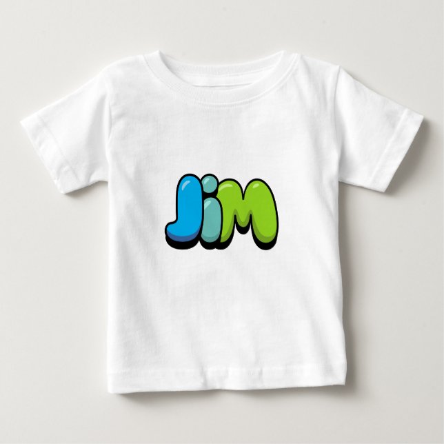 Camiseta Para Bebê Jim (Frente)