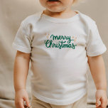 Camiseta Para Bebê Jingle Bells Meu Primeiro Natal<br><div class="desc">Noel Christmas Handlettering Minimamente Elegante</div>